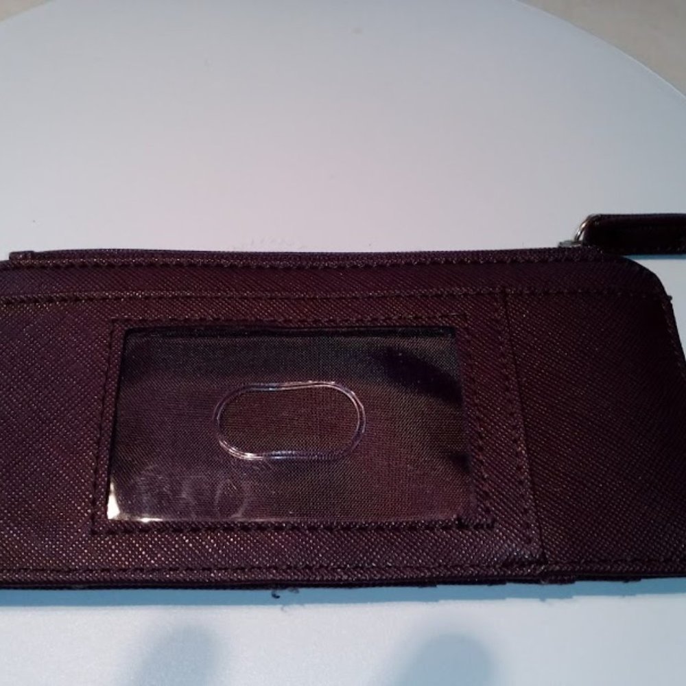 NWOT Card wallet w/zipper phone pocket, 3/$15.00